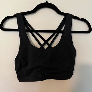 Lululemon Free to Be Serene Bra Light Support, C/D Cup Size 6 Black